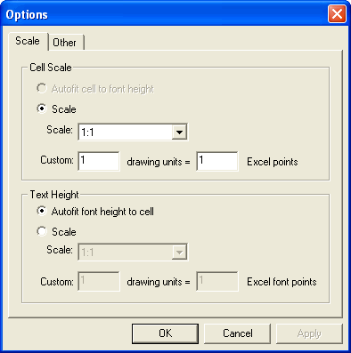 Excel Revit Option 1