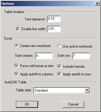 AutoCAD Excel Access Screenshot 2
