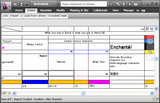 Revit Excel